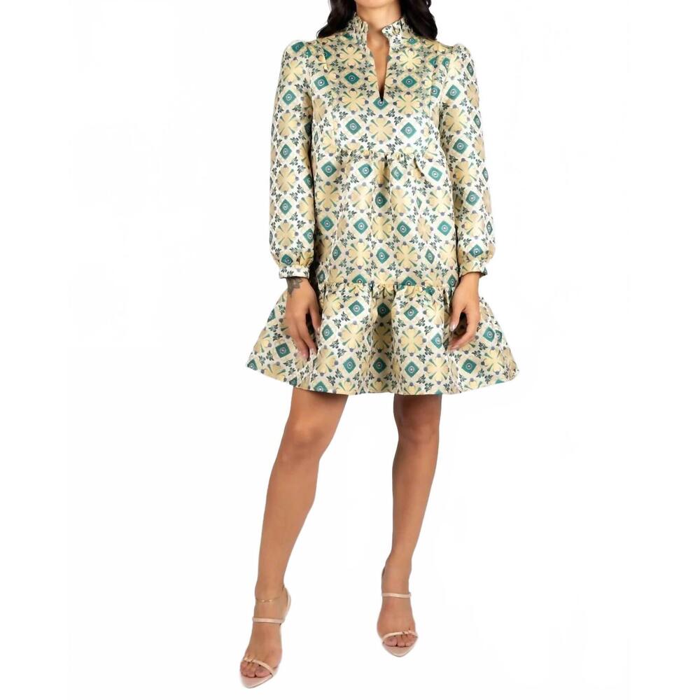 NEW SINCERELY OURS claire dress in green